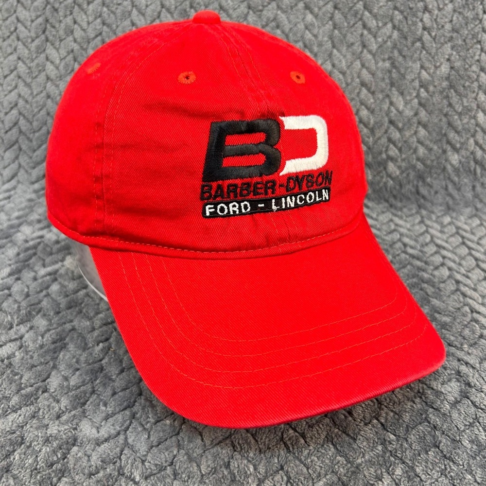 Barber-Dyson Ford Lincoln Youth Red OC Sports Baseball Cap Adjustable OSFA